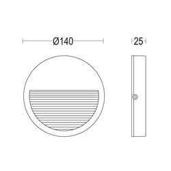 Verso flat Round Graph