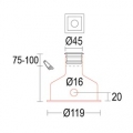 Segno flat SQ_Graph 45mm