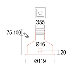 Segno flat SQ_Graph 55mm