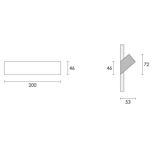 imole custom dwg 20cm wall recessed